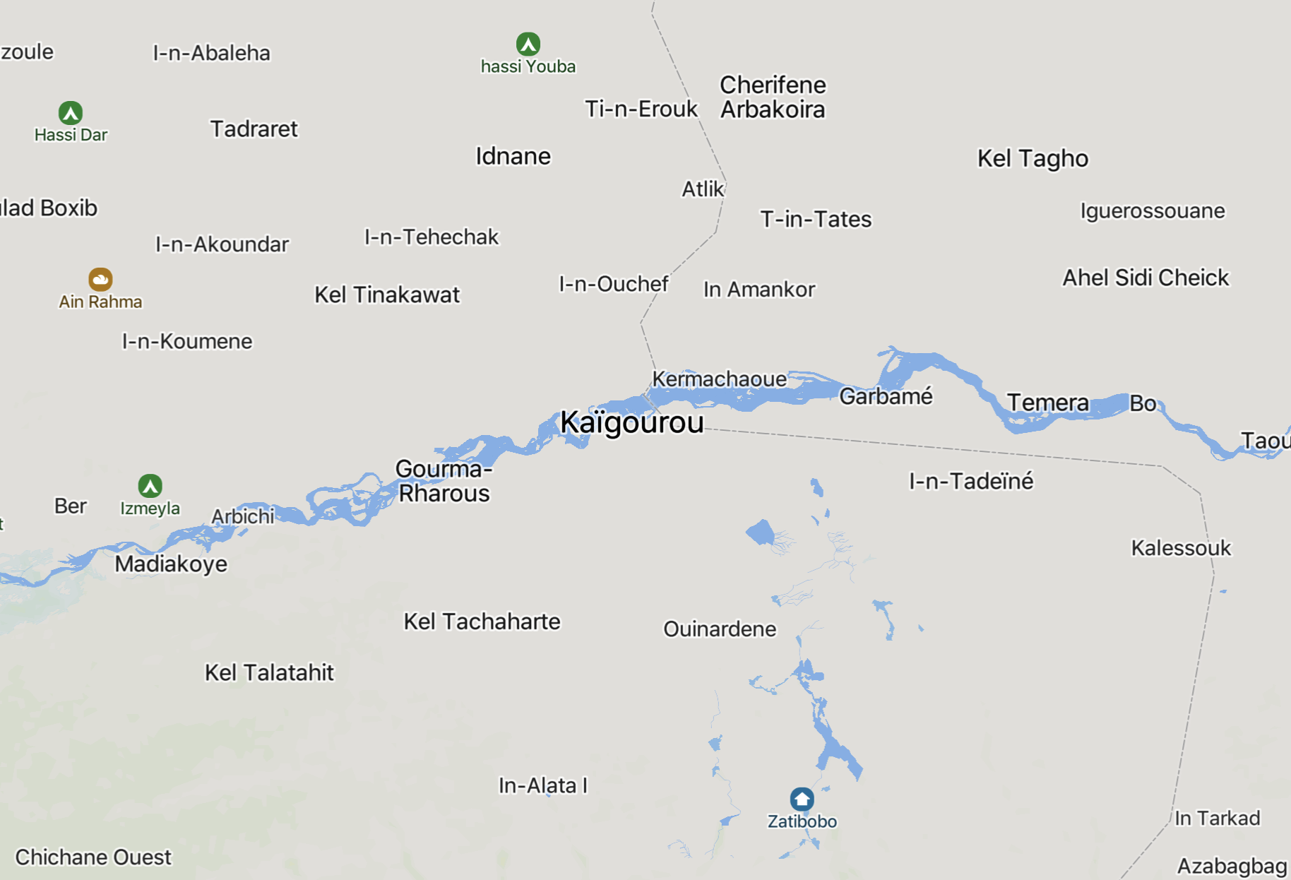 TRAC Incident Report: Suspected Jama’at Nusrat al-Islam wa al-Muslimin (JNIM) Militants Created a Blockade on the RN16 in In Tahaka and Gossi and in Kaïgourou, Timbuktu and Gao Regions, Mali - 5 May 2025